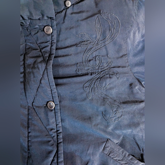 Navy Blue Nuage large women's coat/jacket - Picture 2 of 5